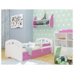 Postelja s predalom Happy Design Zvezdice